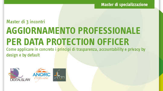 Immagine Aggiornamento professionale per Data Protection Officer | Euroconference